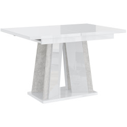 Стол раскладной Prospero Doha (White Gloss/Stone) Thumb