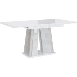 Стол раскладной Prospero Doha (White Gloss/Stone) Thumb