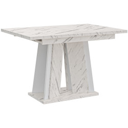 Стол раскладной Prospero Doha (White Marble/White) Thumb