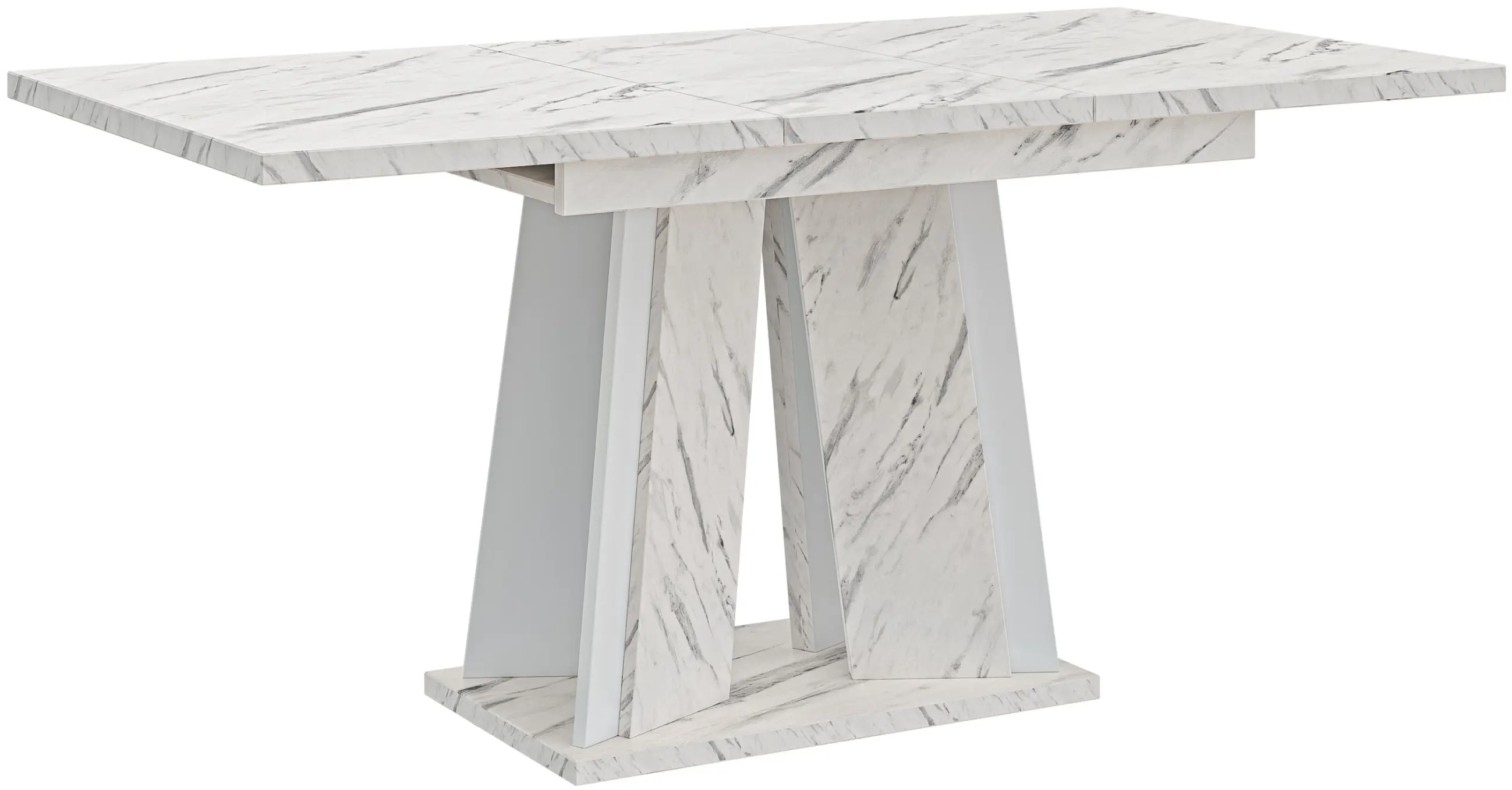 Стол раскладной Prospero Doha (White Marble/White) - 4