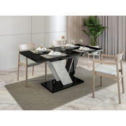 Masa extensibila Prospero Dubaj (Black Gloss/Stone) Thumb