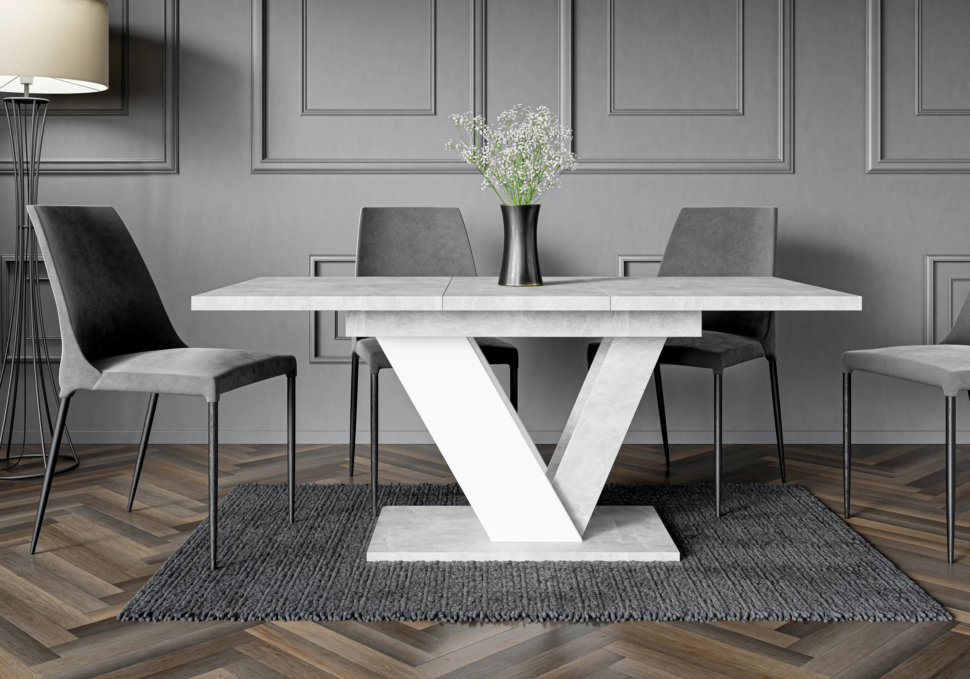 Стол раскладной Prospero Dubaj (Stone/White) - 2