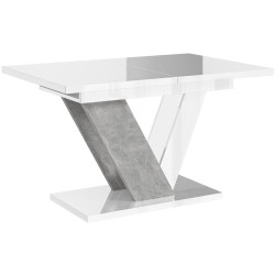 Masa extensibila Prospero Dubaj (White Gloss/Stone) Thumb