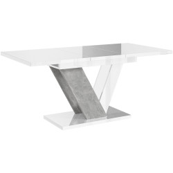 Masa extensibila Prospero Dubaj (White Gloss/Stone) Thumb