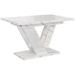 Стол раскладной Prospero Dubaj (White Marble/White Gloss) Thumb