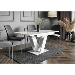 Стол раскладной Prospero Masiv (White/Marble White)