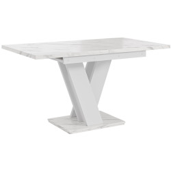 Masa extensibila Prospero Masiv (White/Marble White) Thumb