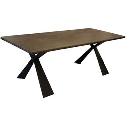 Стол DP Rosa 220x90 (Brown/Black) Thumb