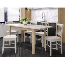 Стол раскладной Signal Adam 120/160 (Cashmere/Cremona Torro Oak)