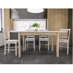 Стол раскладной Signal Adam 120/160 (Cashmere/Cremona Torro Oak) Thumb