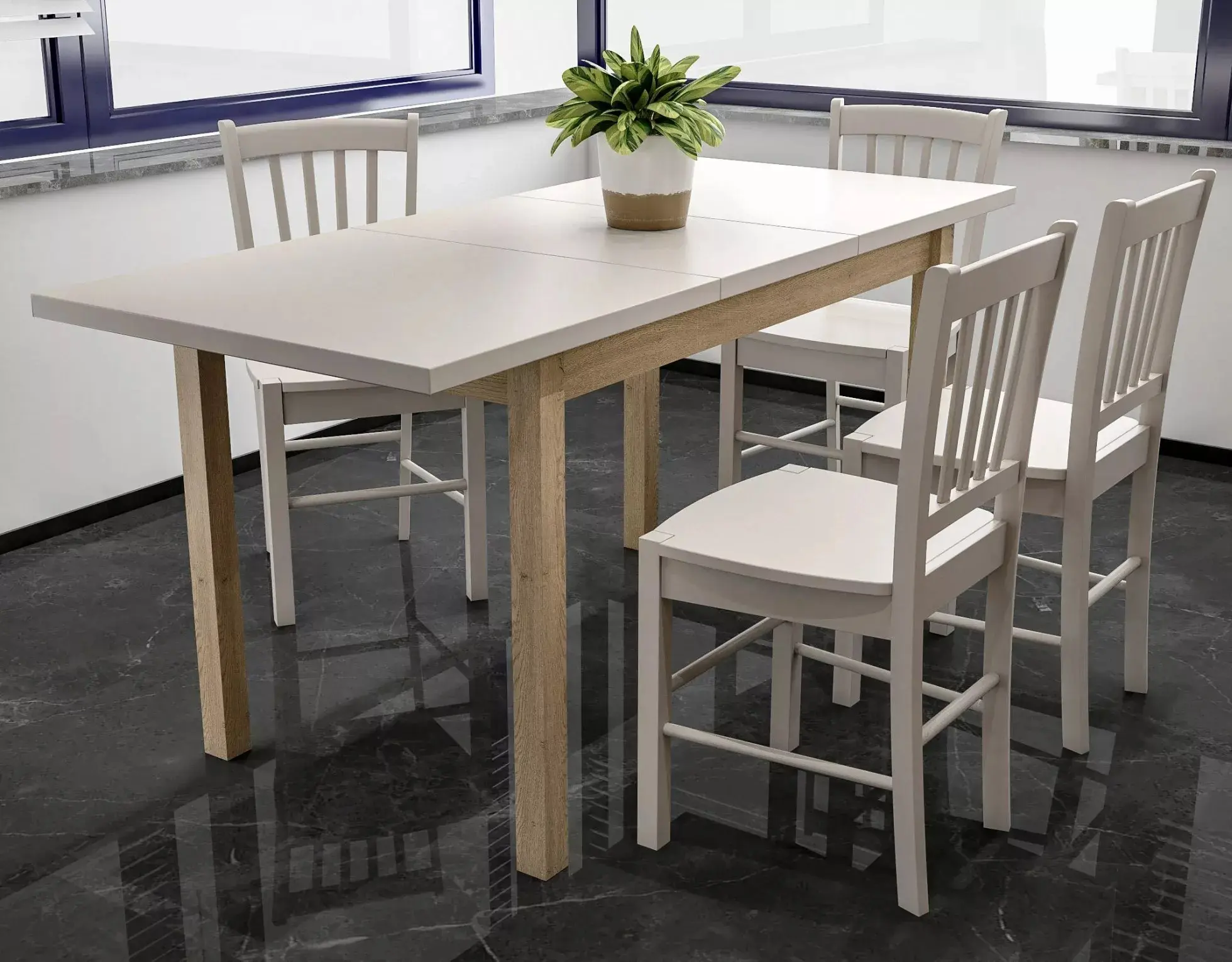 Masa extensibila Signal Adam 90/125 (Cashmere/Cremona Torro Oak)