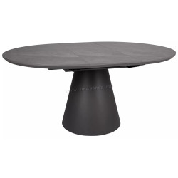 Masa extensibila Signal Angel II 120/160 (Grey Marble/Black)