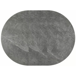 Стол раскладной Signal Angel II 120/160 (Grey Marble/Black) Thumb