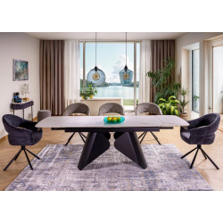 Masa extensibila Signal Armando 160/240 (White/Black)