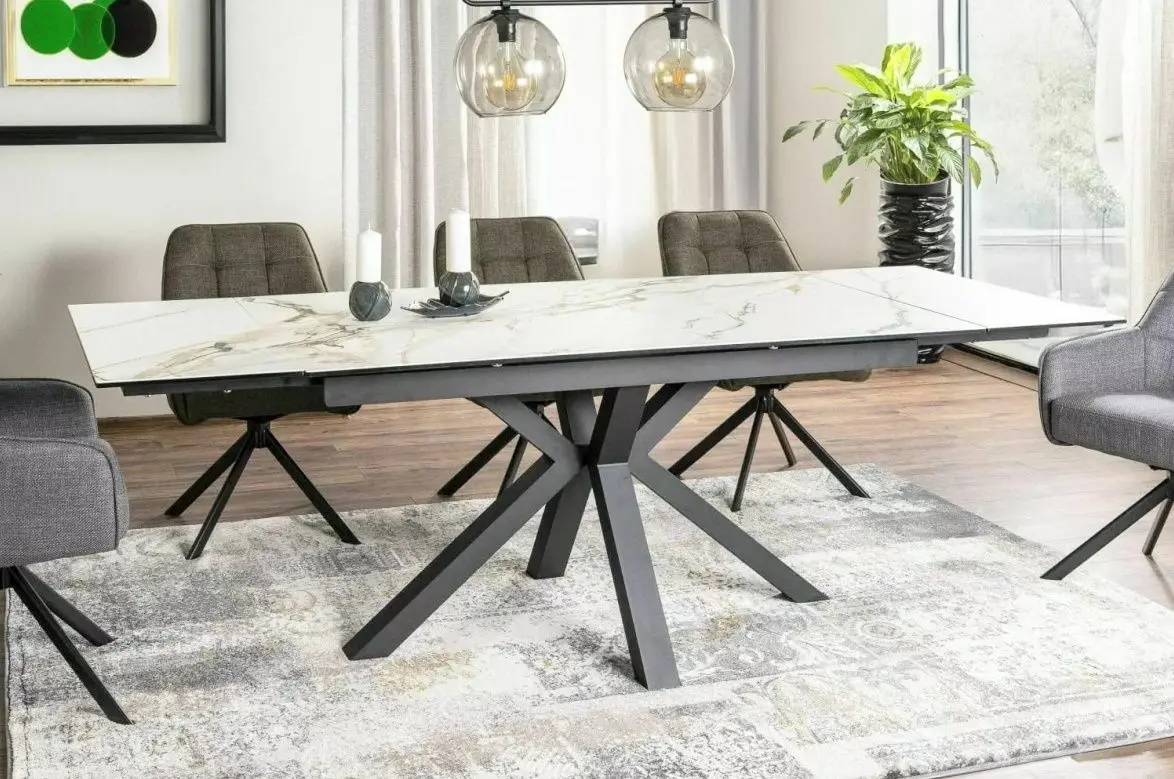 Masa extensibil Signal Columbus Ceramic 160 (White Amber)