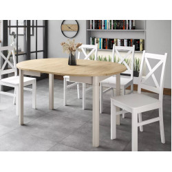 Стол раскладной Signal Dante 102/144 (Cremona Torro Oak/Cashmere)