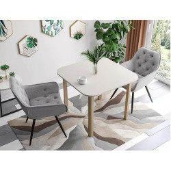 Стол раскладной Signal Dante II 90/130 (Cashmere/Cremona Torro Oak) Thumb