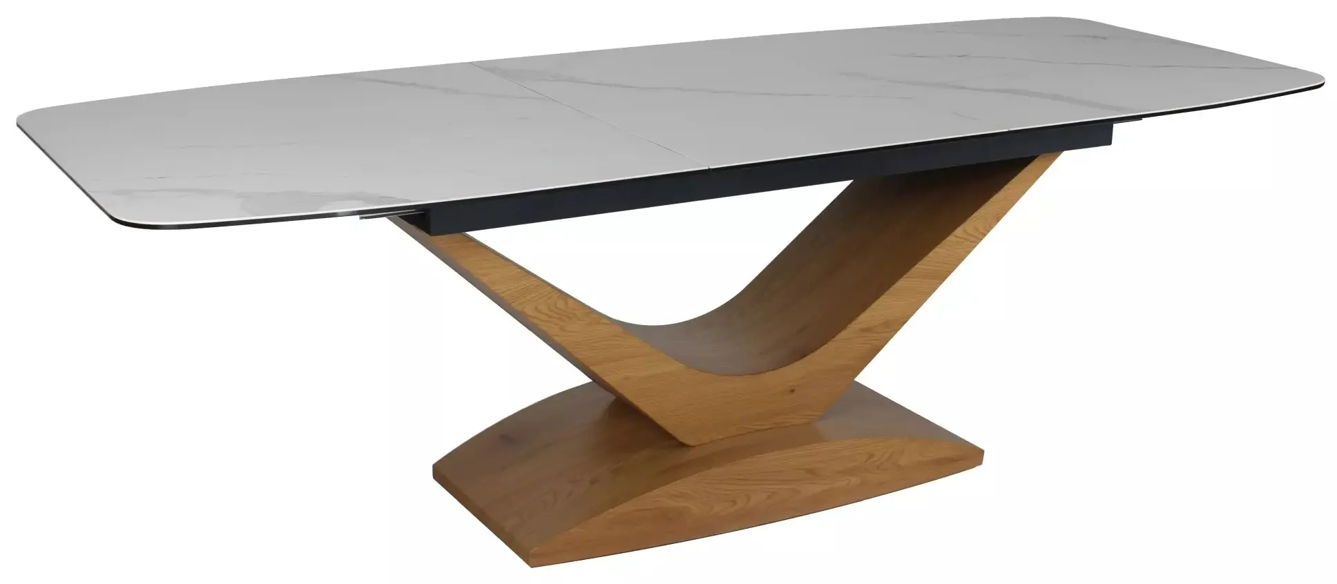 Masa extensibila Signal Dolce Ceramic 180/240 (White/Oak)