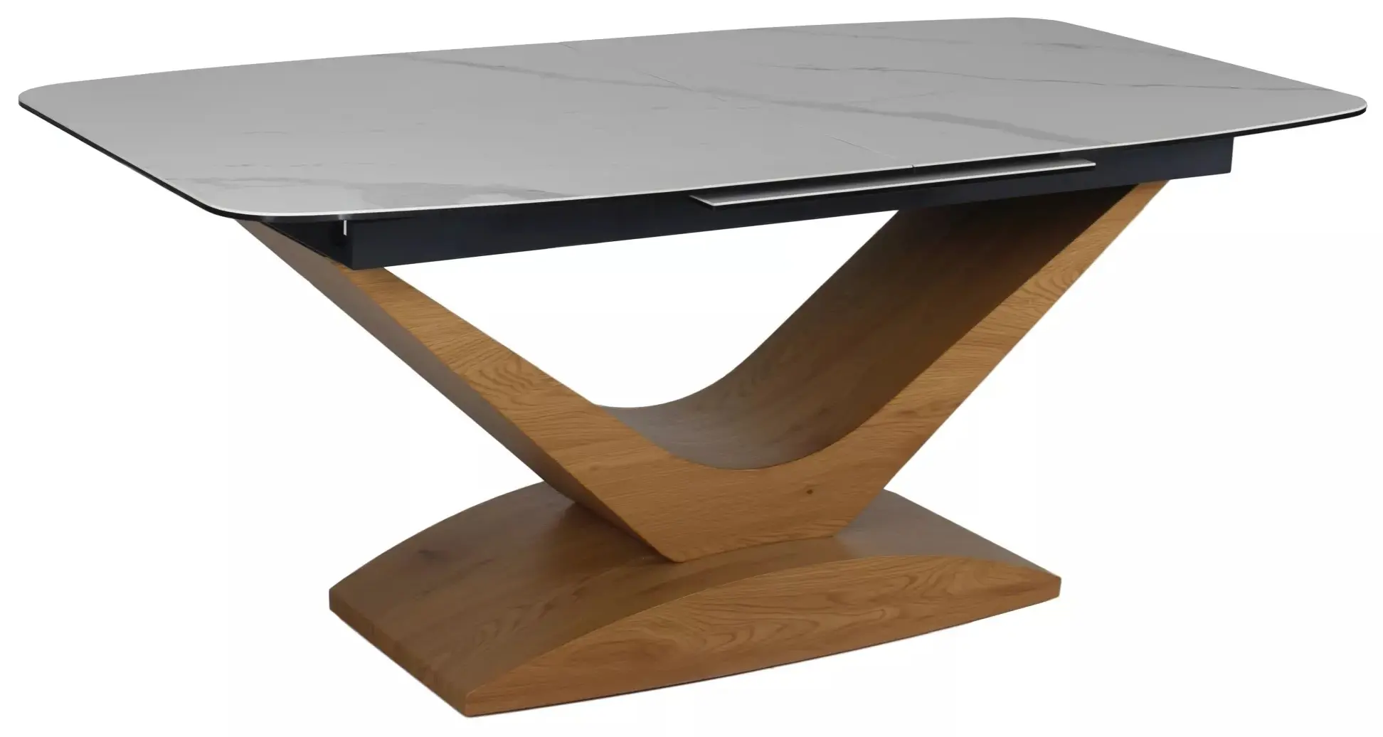 Masa extensibila Signal Dolce Ceramic 180/240 (White/Oak)