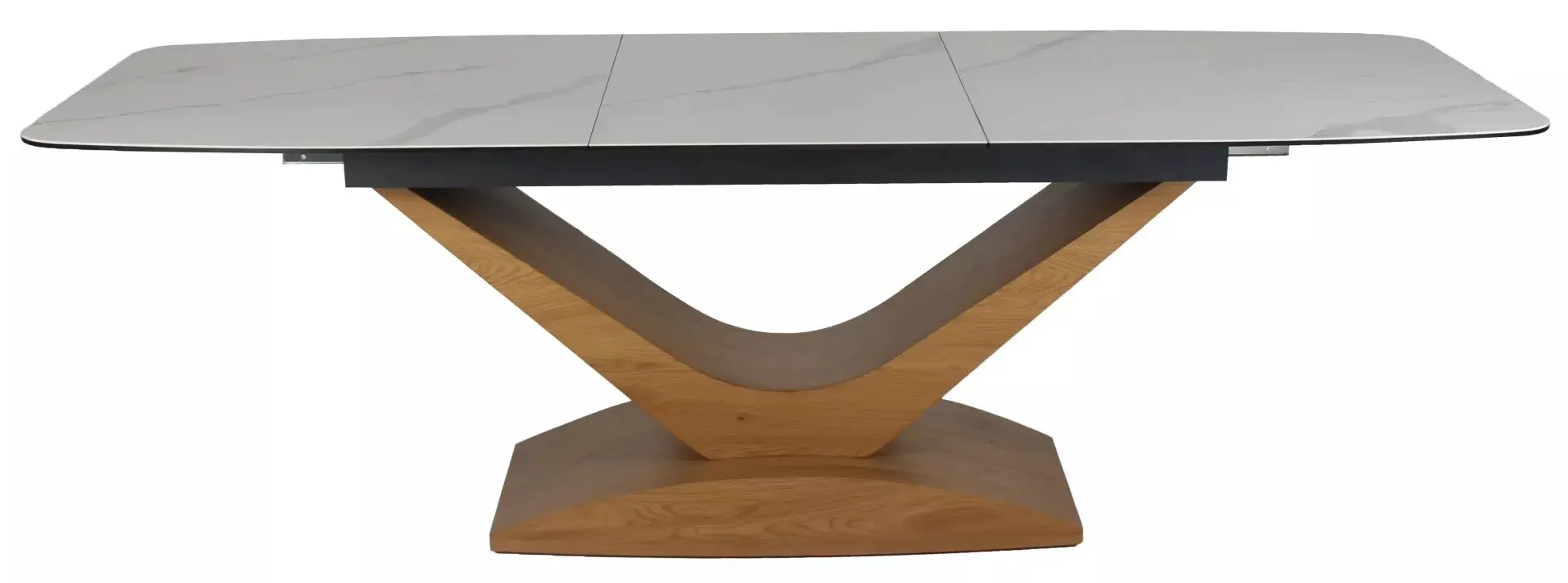 Masa extensibila Signal Dolce Ceramic 180/240 (White/Oak)