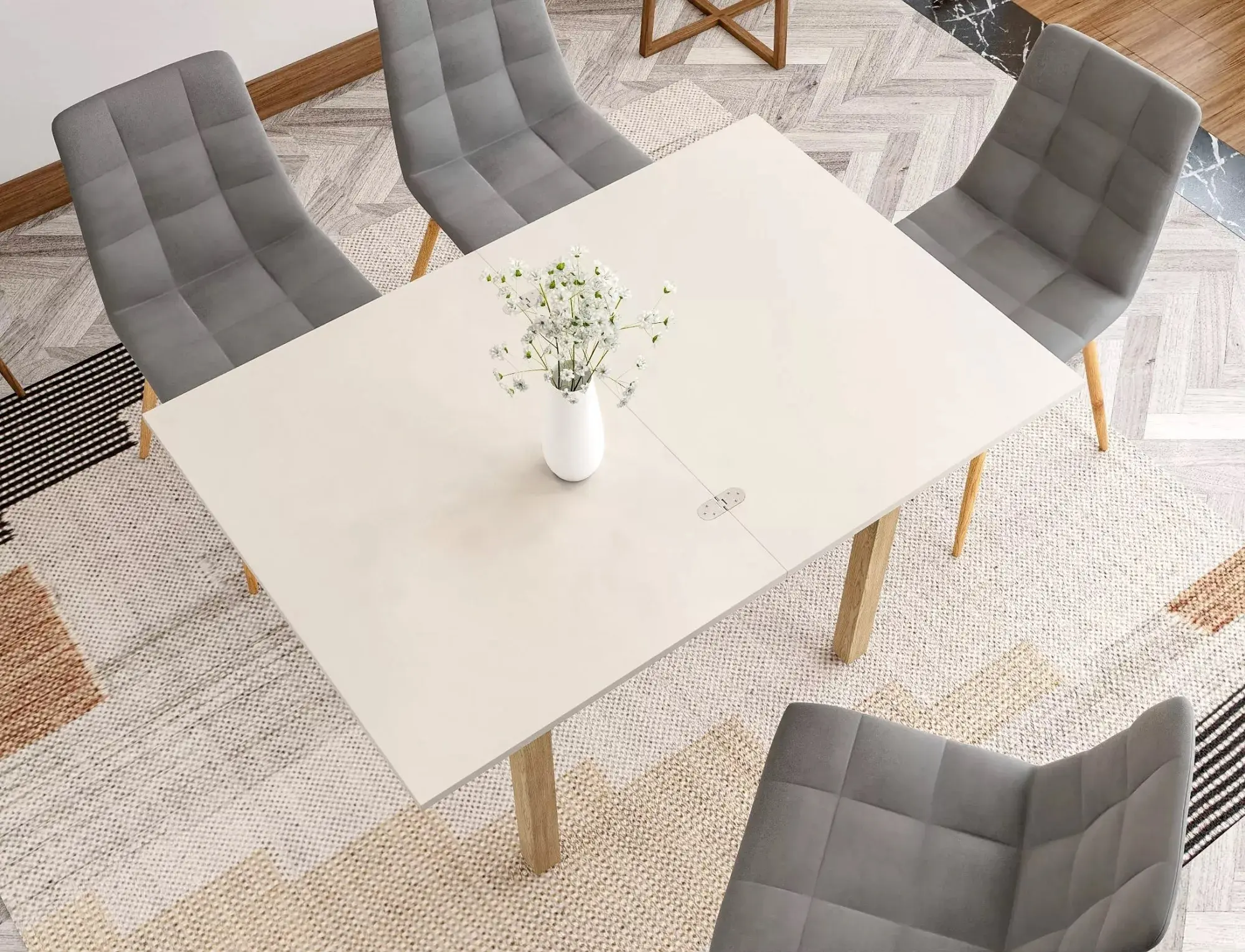 Masa extensibila Signal Flip 60 (Cashmere/Cremona Torro Oak)