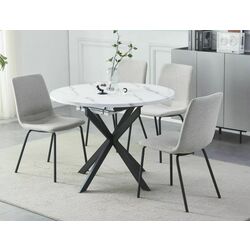 Masa extensibila Signal Gaston 100 (White Marble/Black Matt) Thumb