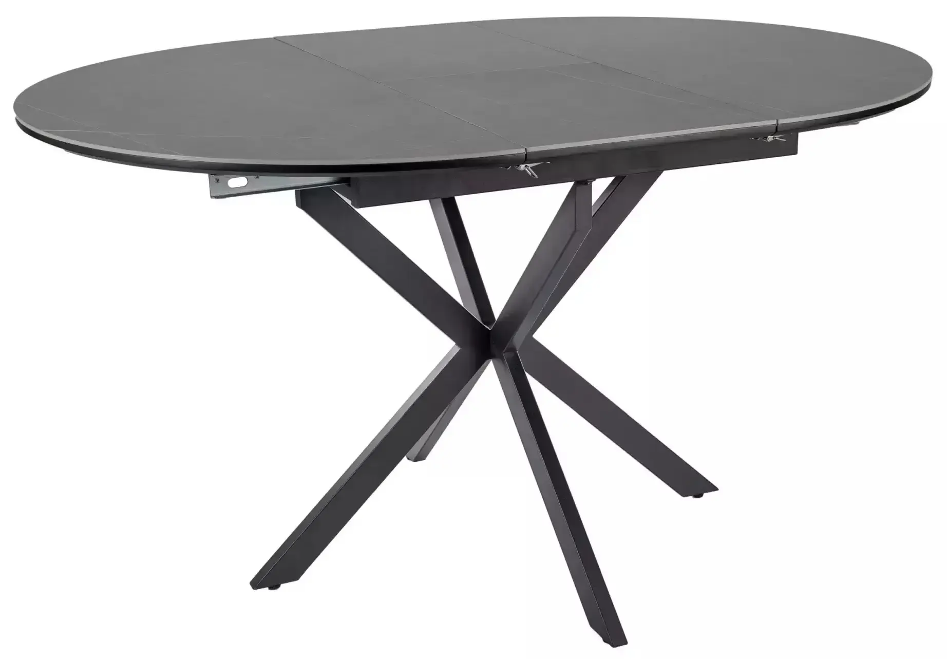 Стол раскладной Signal Gaston Ceramic 100/135 (Grey/Black)