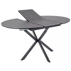 Стол раскладной Signal Gaston Ceramic 100/135 (Grey/Black) Thumb