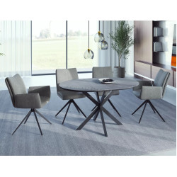 Masa extensibila Signal Gaston Ceramic 100/135 (Grey/Black)