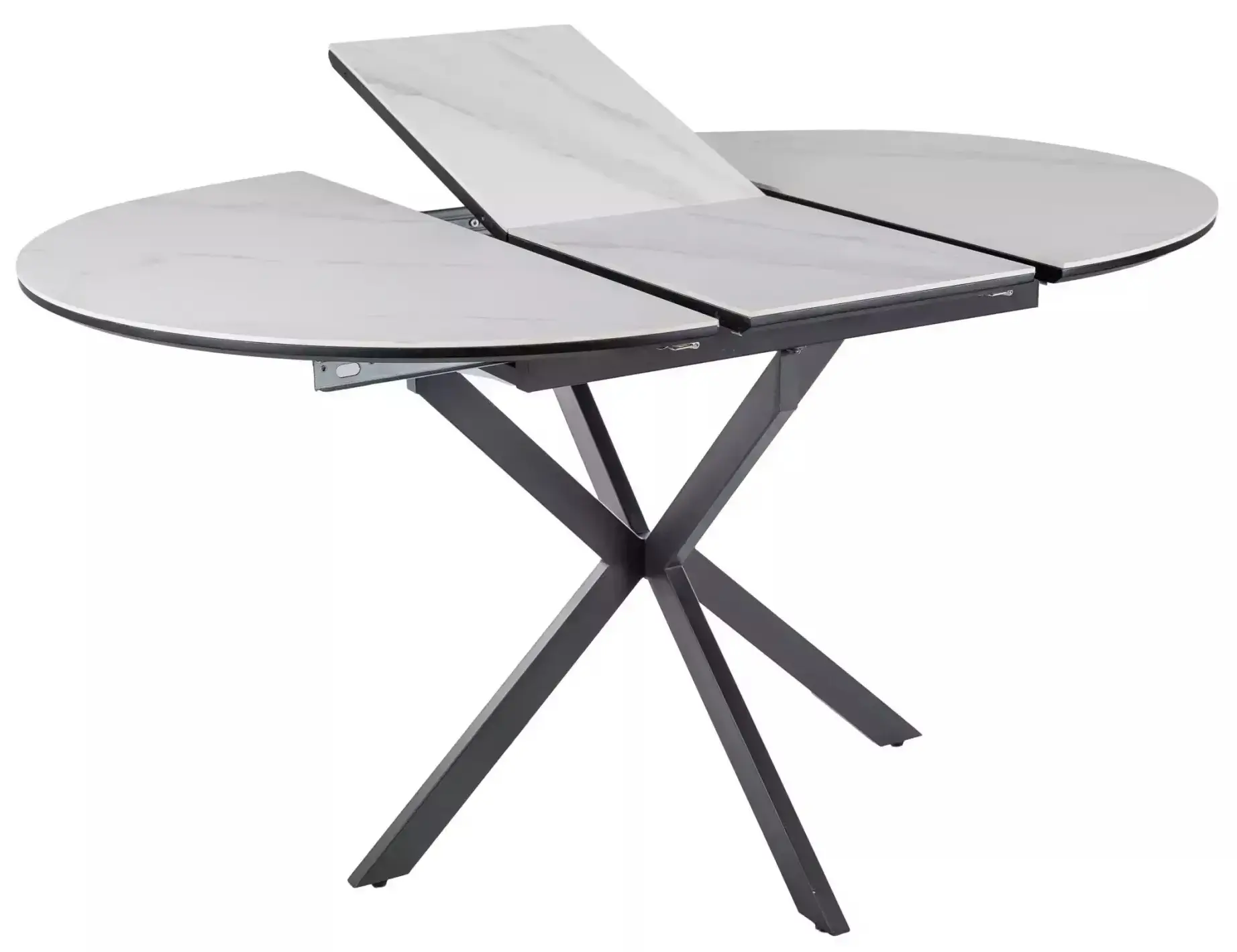 Стол раскладной Signal Gaston Ceramic 100/135 (White/Black)