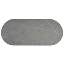 Стол раскладной Signal Gaston Ceramic 140/180 (Grey/Black) Thumb