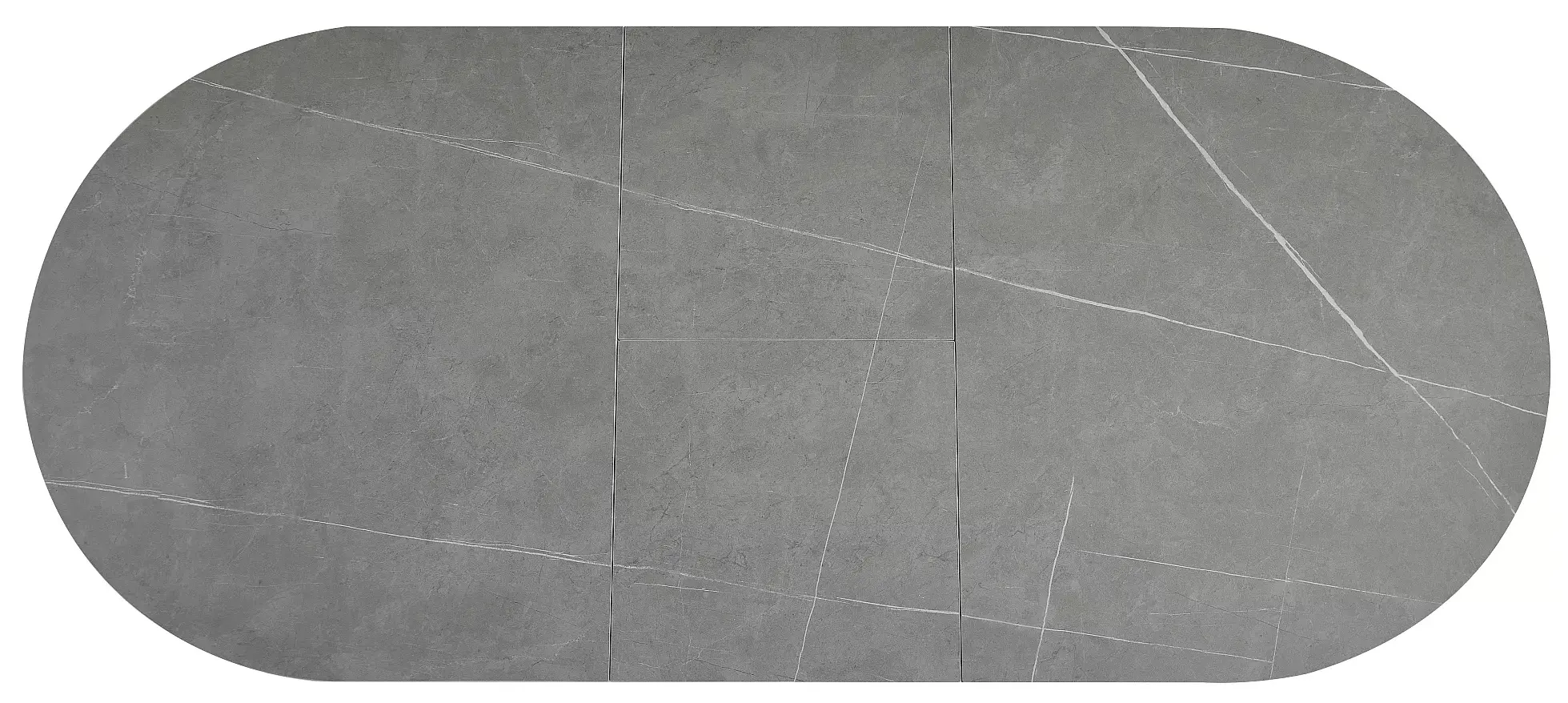 Стол раскладной Signal Gaston Ceramic 140/180 (Grey/Black)