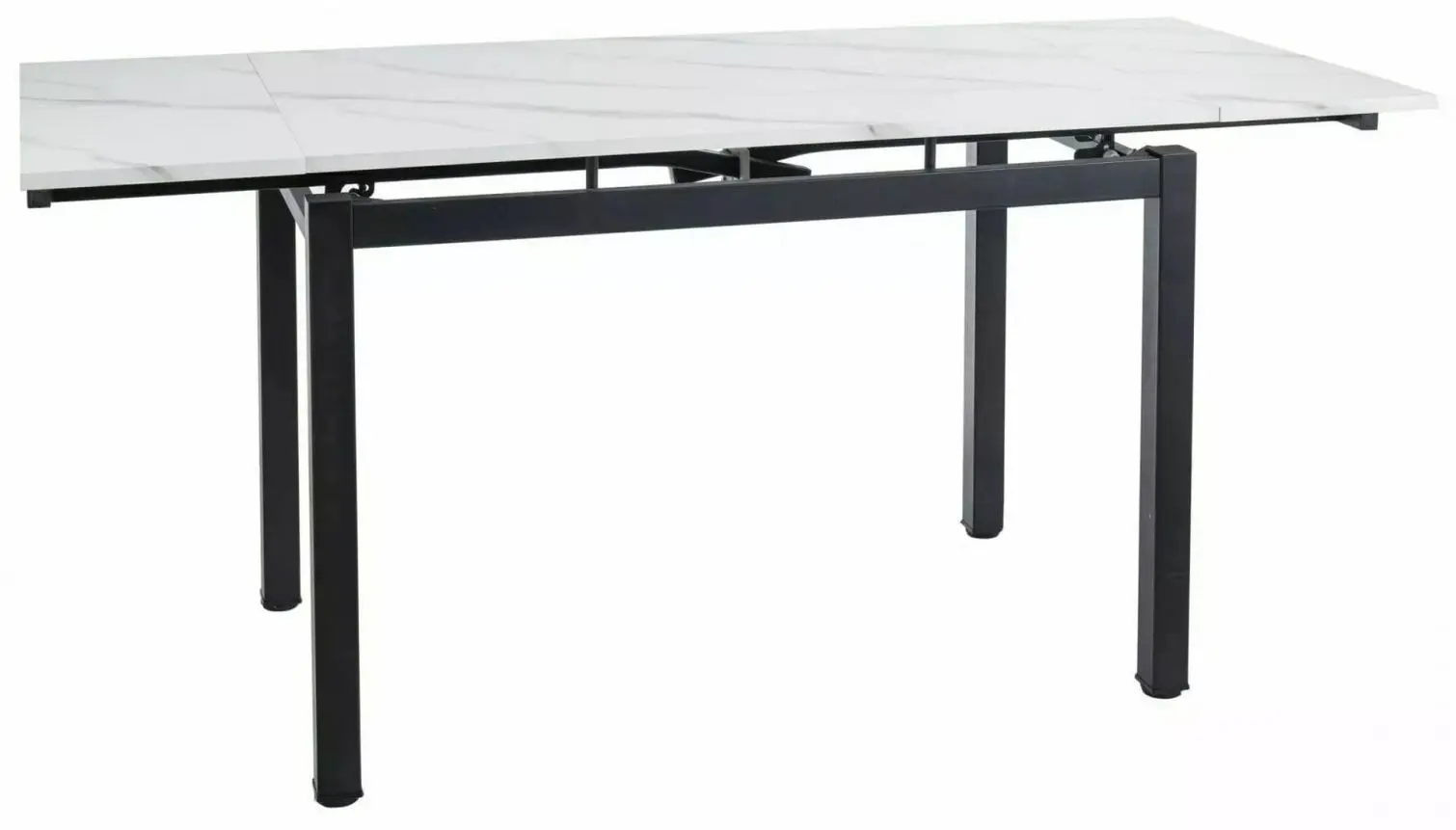 Masa extensibila Signal GD017 110 (White Marble/Black Matt)