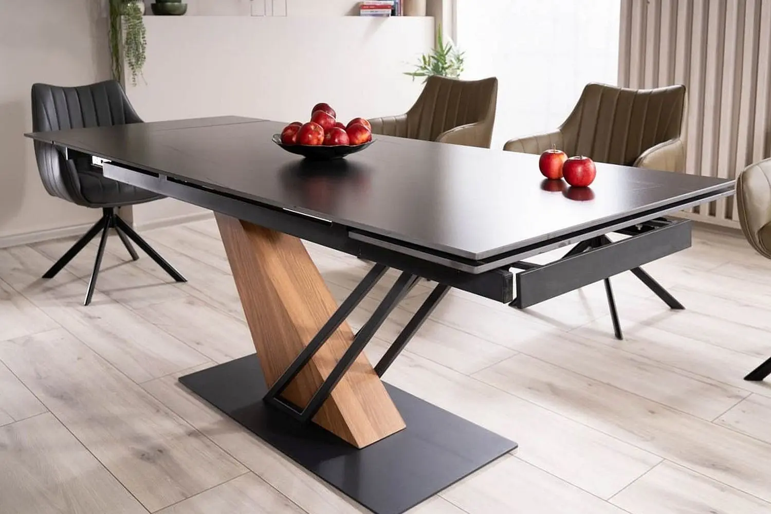 Стол раскладной Signal Genesis 160 (Black/Ash)