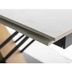 Masa extensibila Signal Genesis 160 (White/Oak/Black Matt) Thumb