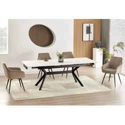 Masa extensibila Signal Imperia 160/220 (White/Black)