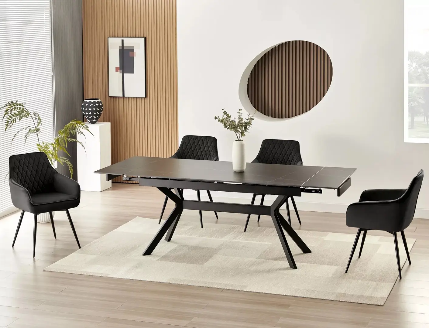 Стол раскладной Signal Imperia 180/240 (Black)