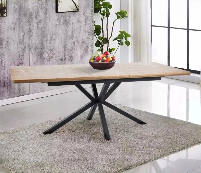 Masa extensibila Signal Logan 160 (Oak/Black Matt)