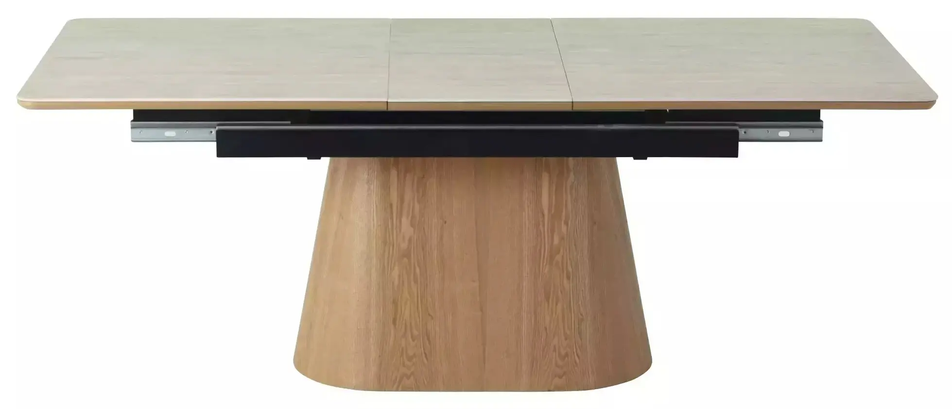 Masa extensibila Signal Monaco 160/200 (Travertine Beige/Oak)