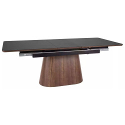 Стол раскладной Signal Monaco 160/200 (Walnut/Black) Thumb