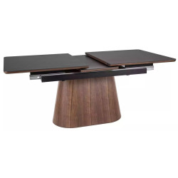 Стол раскладной Signal Monaco 160/200 (Walnut/Black) Thumb