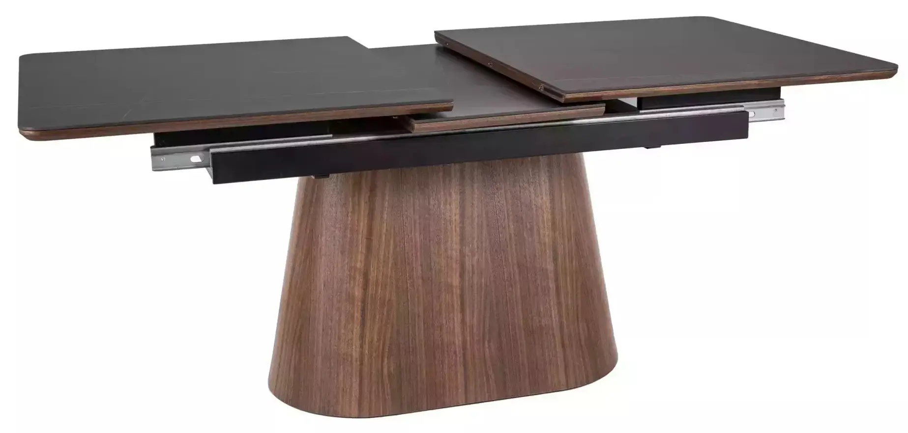 Стол раскладной Signal Monaco 160/200 (Walnut/Black)