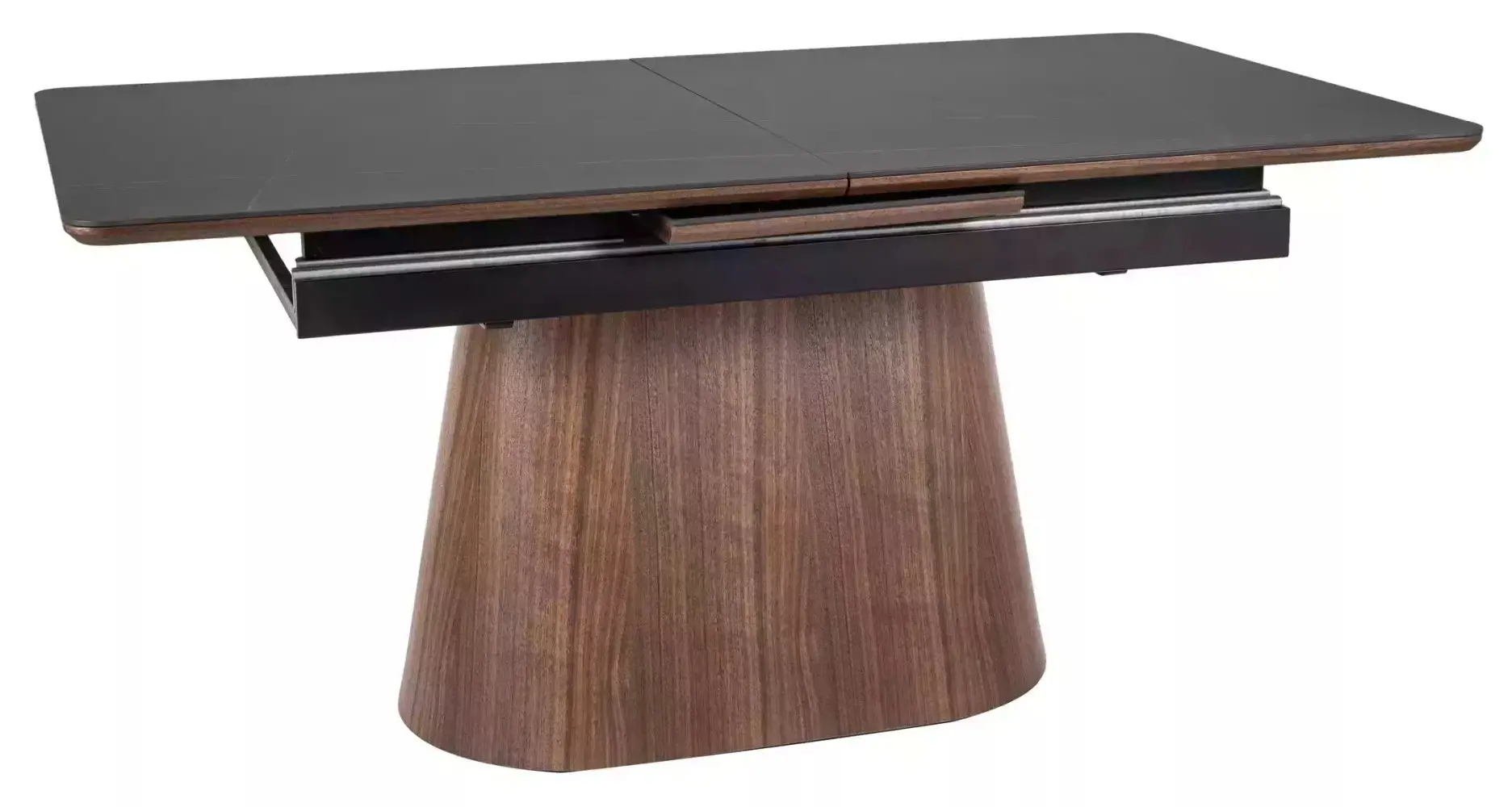 Стол раскладной Signal Monaco 160/200 (Walnut/Black)