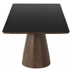 Стол раскладной Signal Monaco 160/200 (Walnut/Black) Thumb