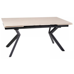 Masa extensibila Signal Norton 160/240 (Travertine Beige/Black) Thumb
