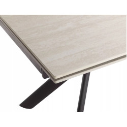 Masa extensibila Signal Norton 160/240 (Travertine Beige/Black) Thumb
