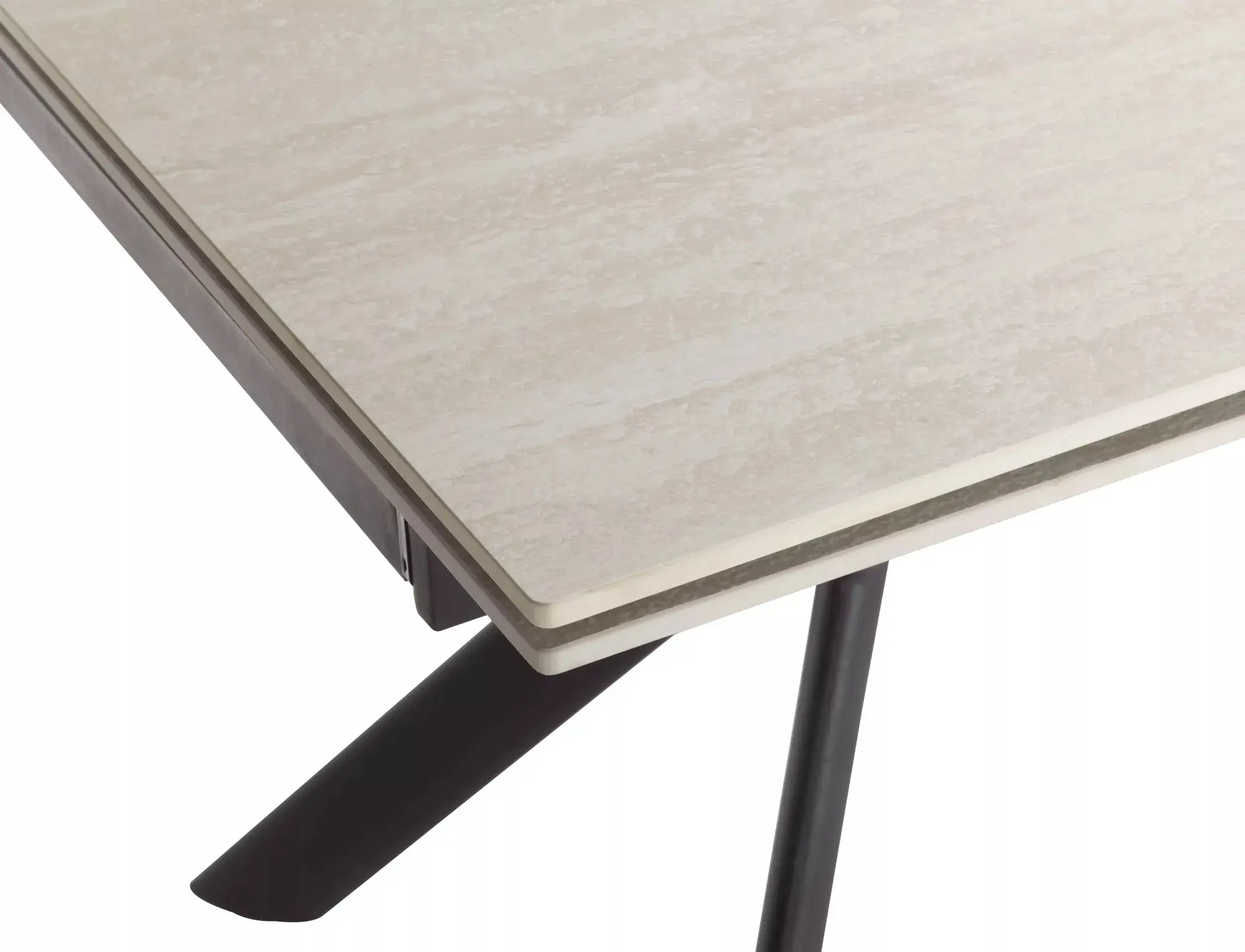 Masa extensibila Signal Norton 160/240 (Travertine Beige/Black)