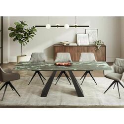 Masa extensibila Signal Salvadore Ceramic 160 (Alpine Green/Black Matt)