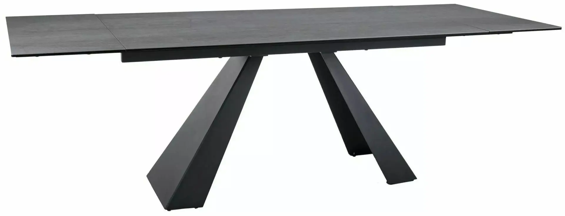 Masa extensibila Signal Salvadore Ceramic 160 (Light Grey/Black Matt)