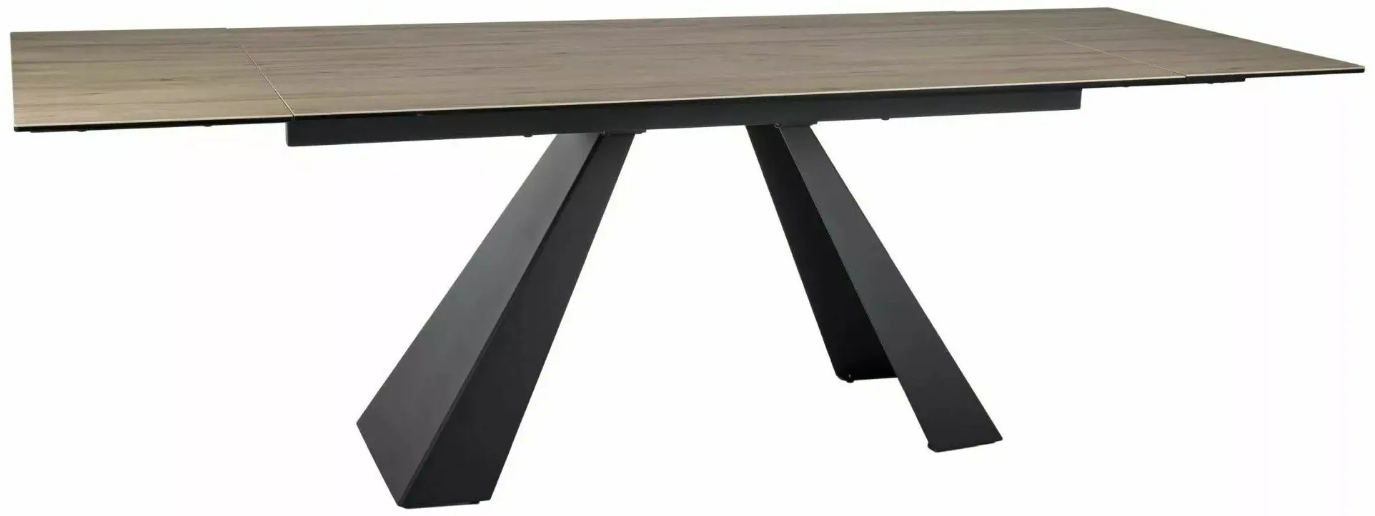 Masa extensibila Signal Salvadore Sabbia Ceramic (Light Brown/Black Matt)